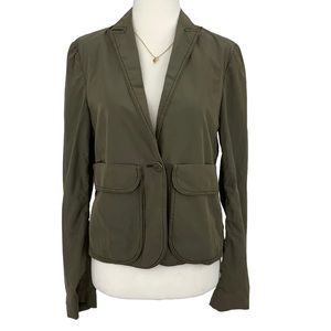 Stella McCartney Green Khaki Cotton Jacket D4